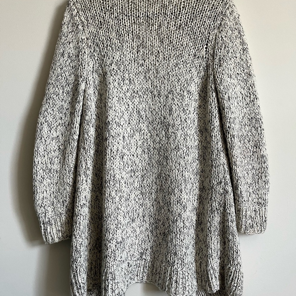 Eileen Fisher Peruvian Organic Cotton Alpaca Open Front Kimono Cardigan Sm EUC - Picture 7 of 16